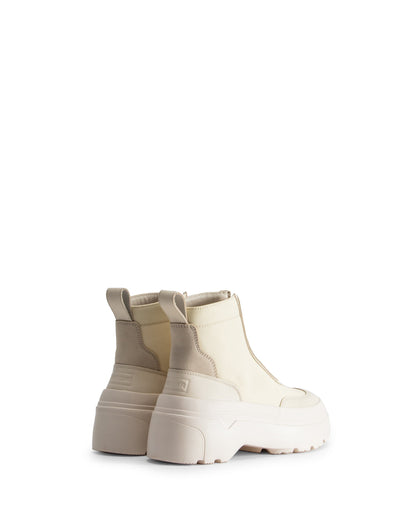 レディース エクスプローラー アンクル ジップ フラットフォームブーツ