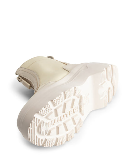 レディース エクスプローラー アンクル ジップ フラットフォームブーツ